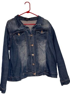 Dkin Women's Classic Blue Denim Jacket